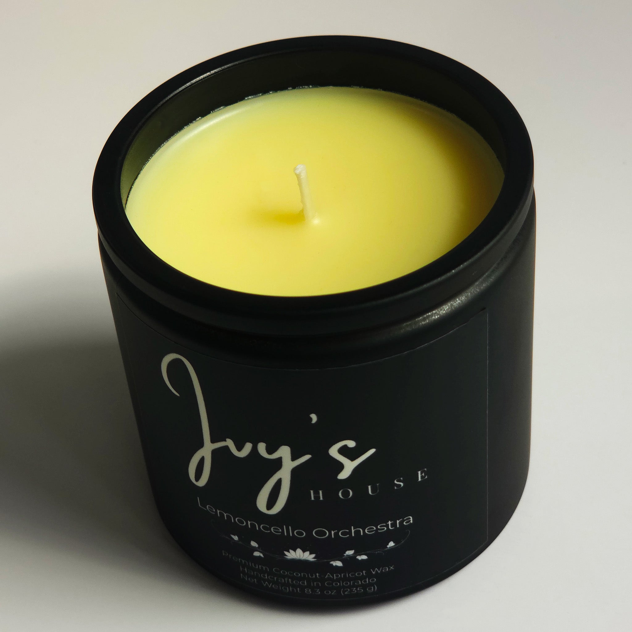 8.3 Oz Lemoncello Orchestra Premium Scented Candle - Coconut-Apricot Wax