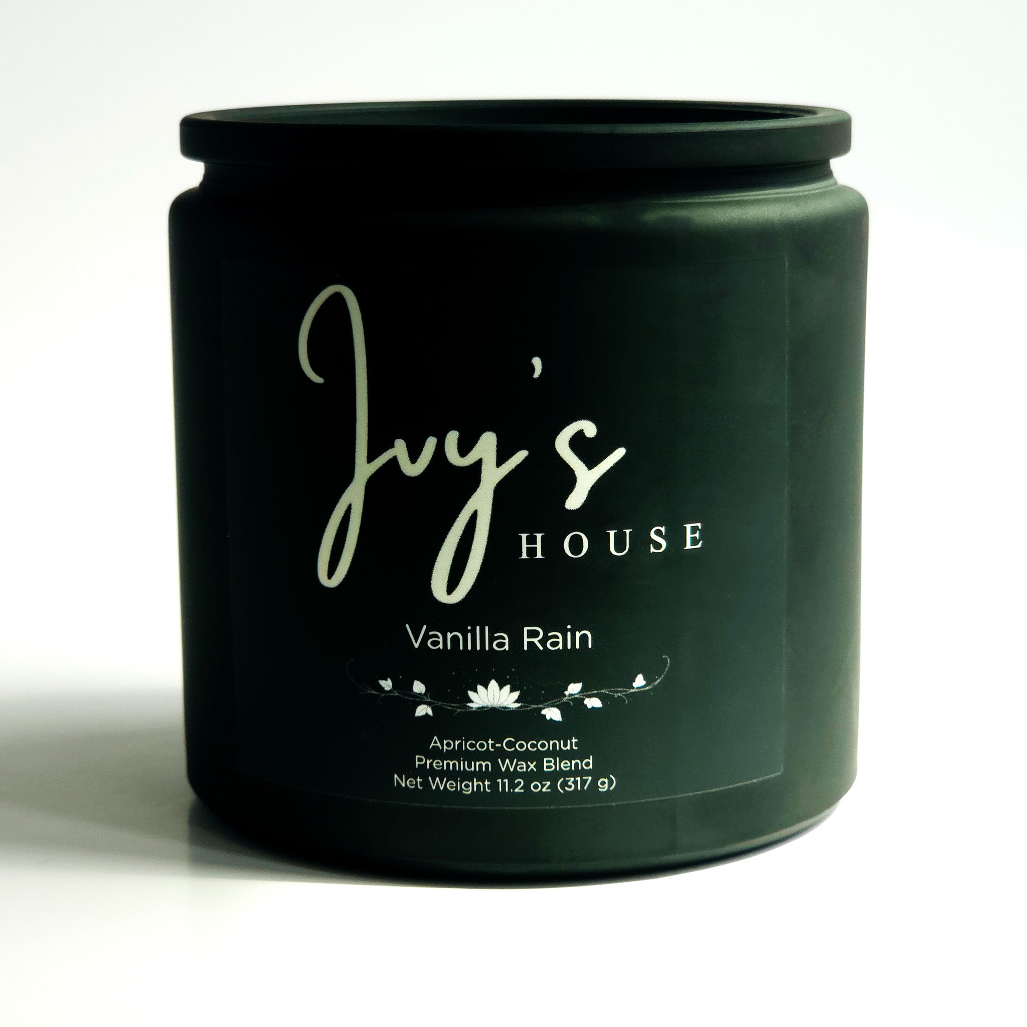 11.2 Oz Vanilla Rain Premium Scented Candle - Coconut-Apricot Wax