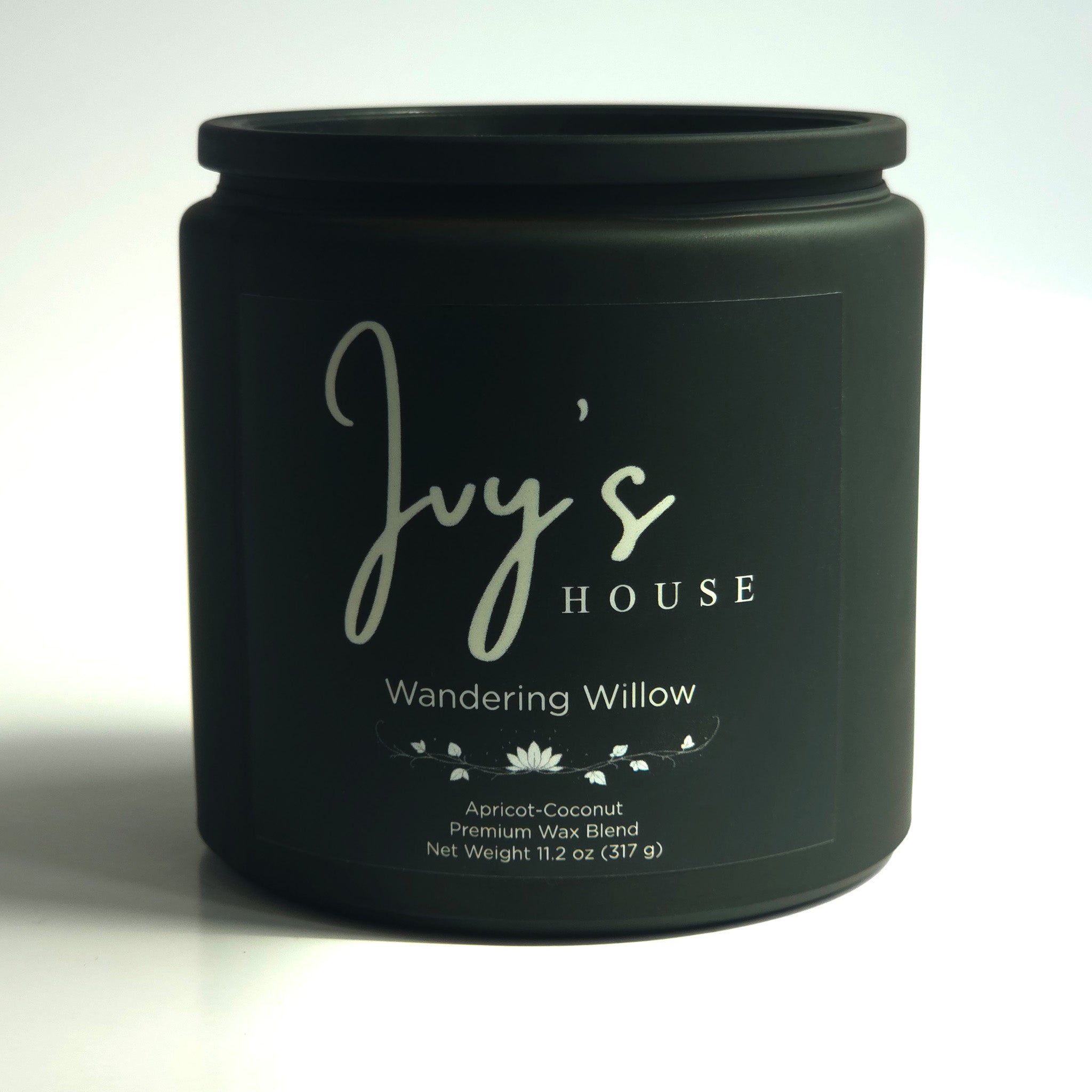 11.2 Oz Wandering Willow Premium Scented Candle - Coconut-Apricot Wax