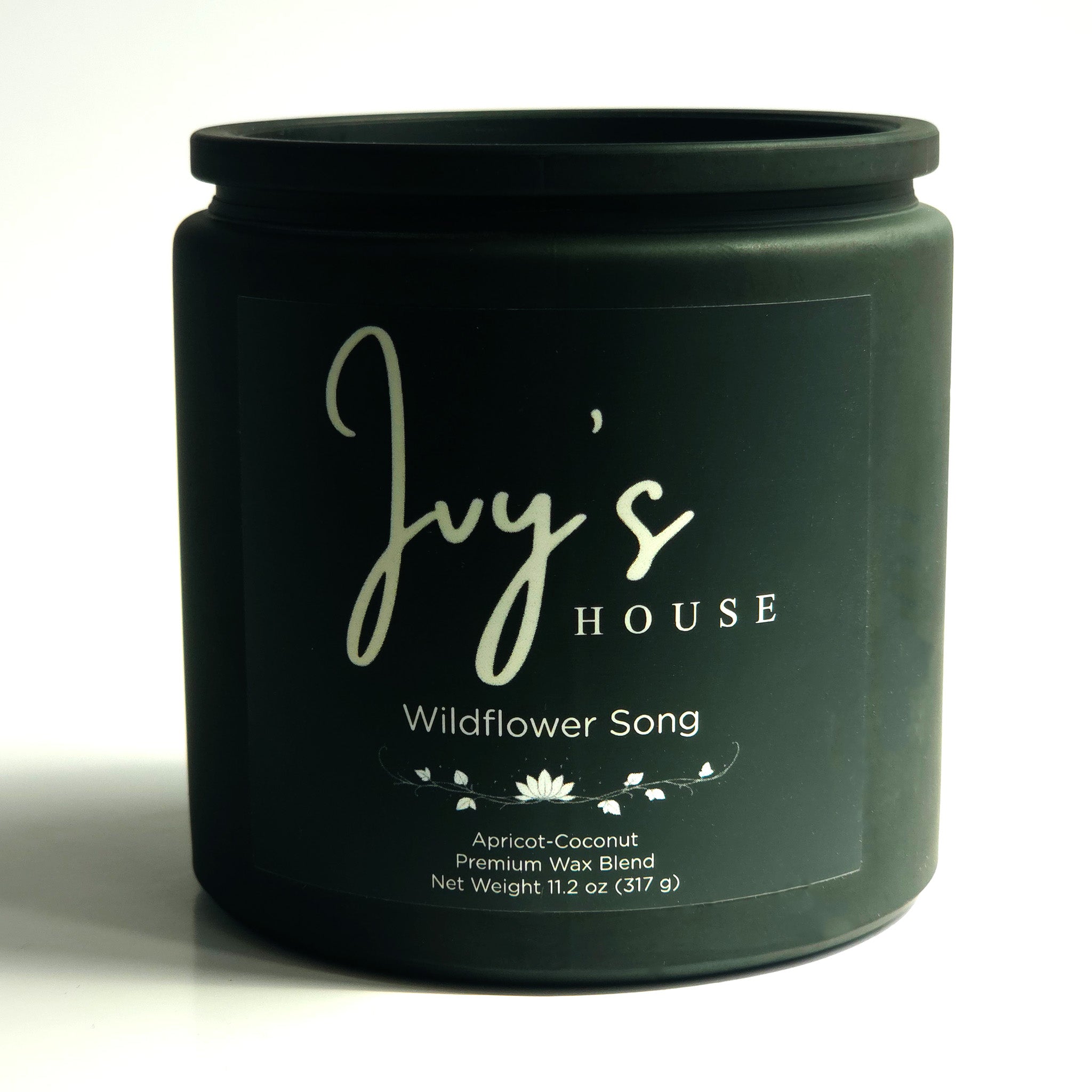 11.2 Oz Wildflower Song Premium Scented Candle - Coconut-Apricot Wax