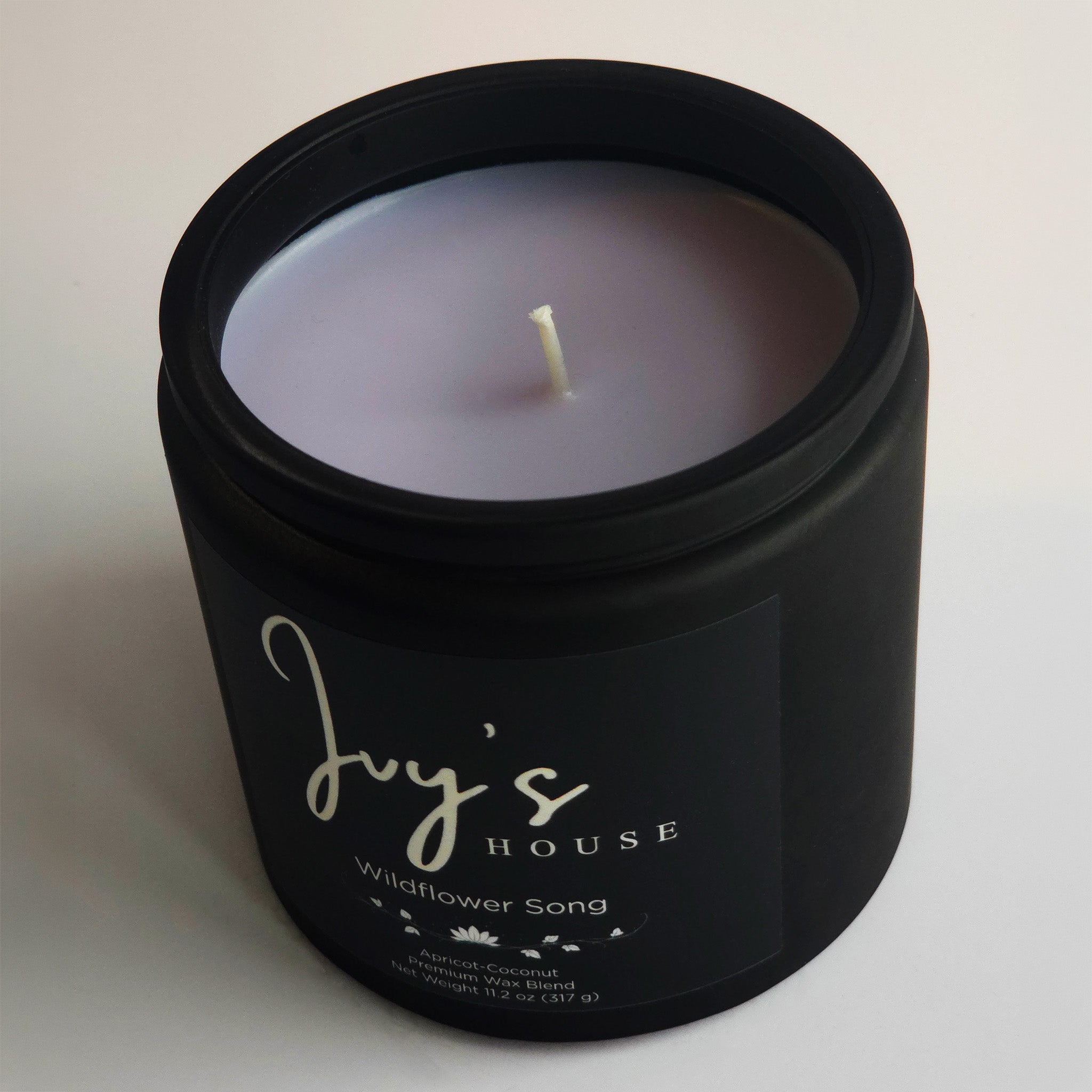 11.2 Oz Wildflower Song Premium Scented Candle - Coconut-Apricot Wax